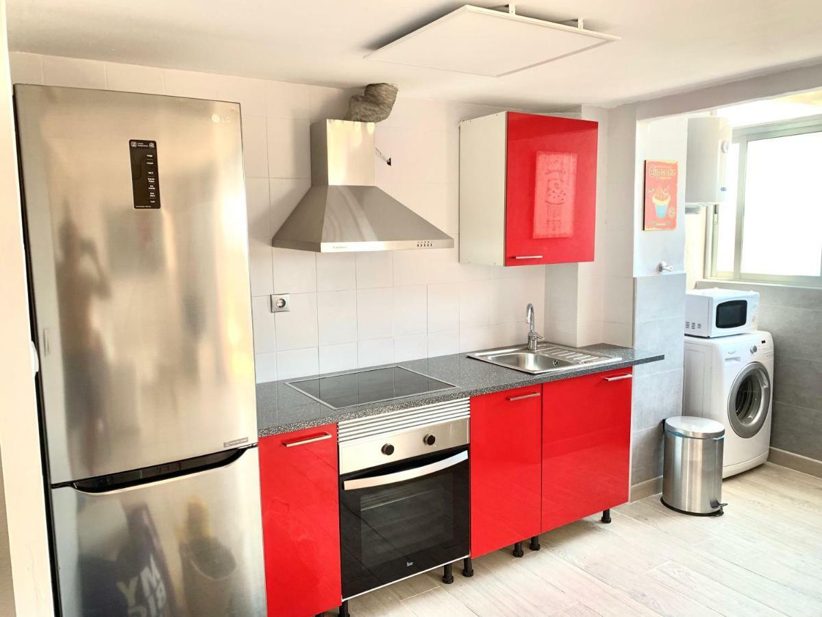 Apartamento Junto A Playa Con Piscina Miramar Kültér fotó